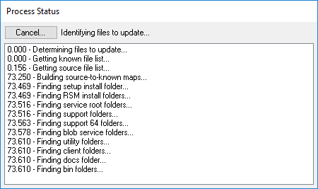 CygNet Host Updater sample dialog box